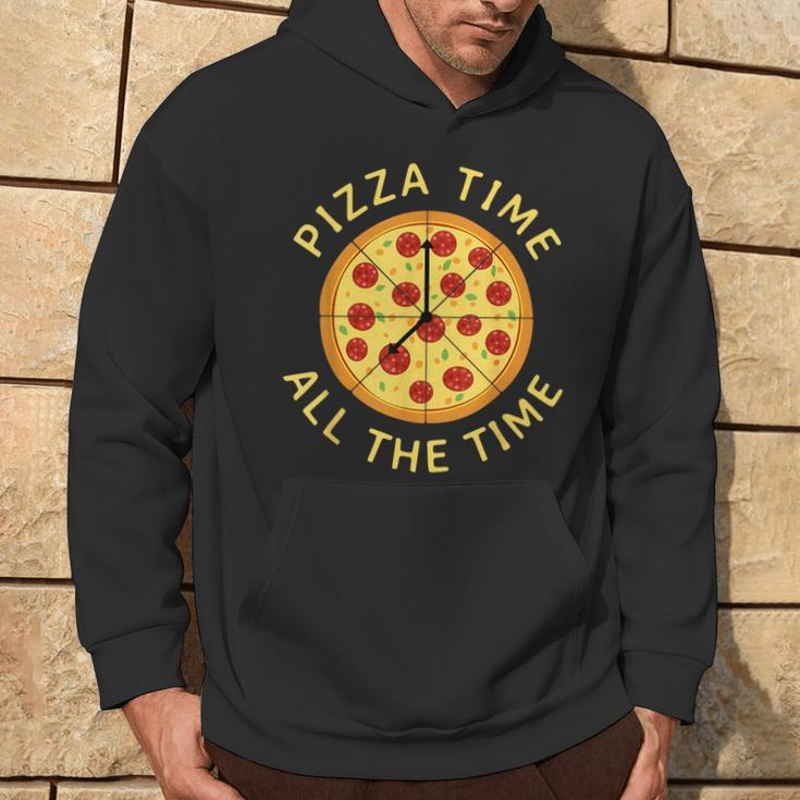 Pizza Time All The Time Pizza Lover Pizzeria Foodie Hoodie Lebensstil
