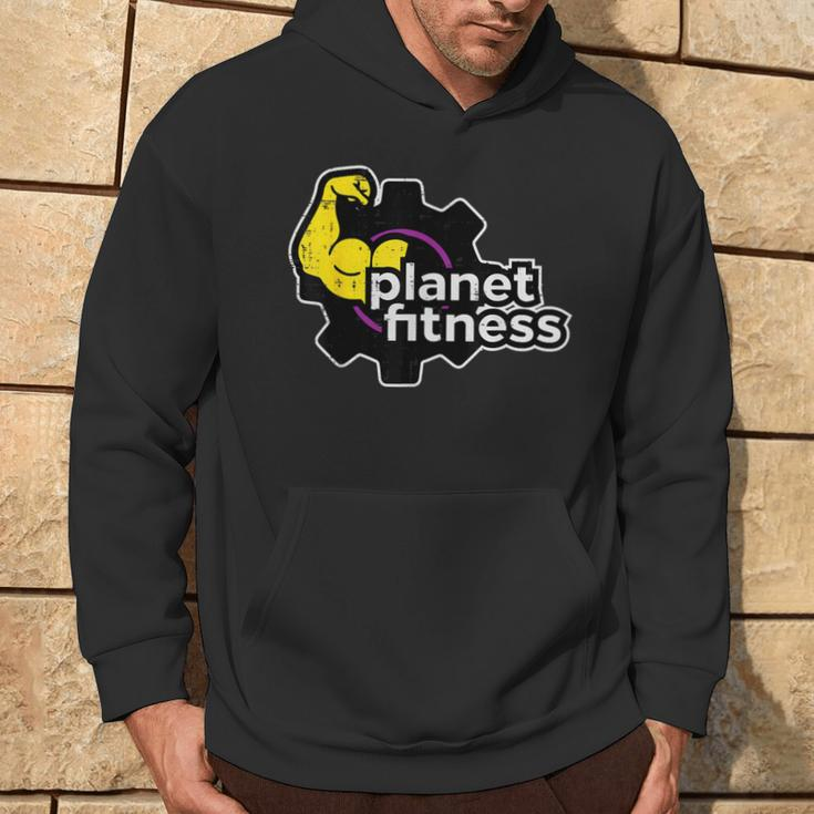 Planet Gym Fitness Bicep Workout Exercise Training Women Hoodie Lifestyle