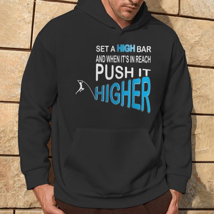 Pole Vault Saying Vaulter Coach Athlete Hoodie Lifestyle