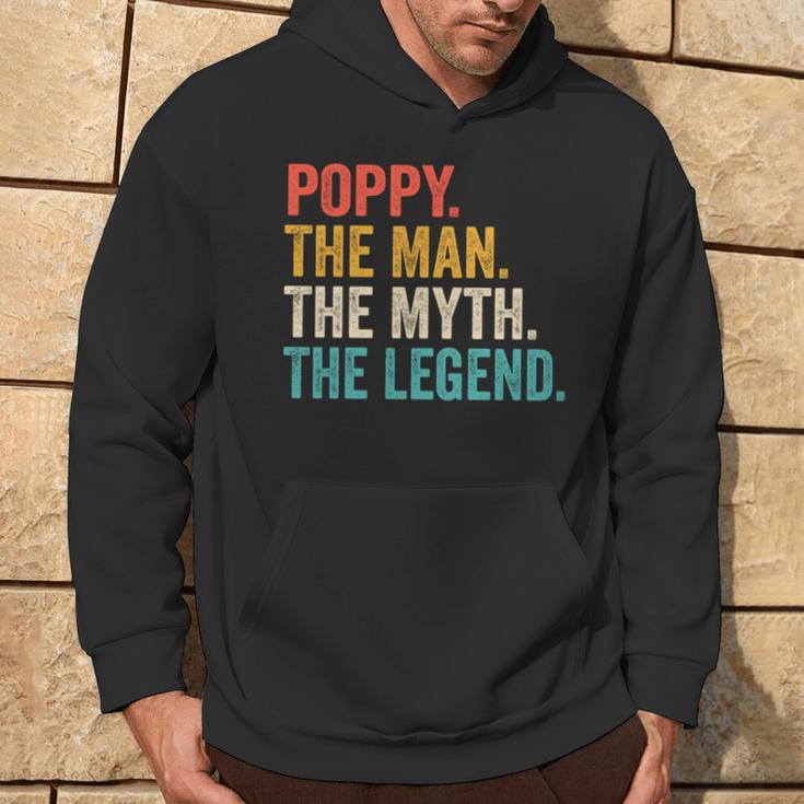 Poppy Der Mann Der Mythos Die Legende -Intage-Vatertag Hoodie Lebensstil