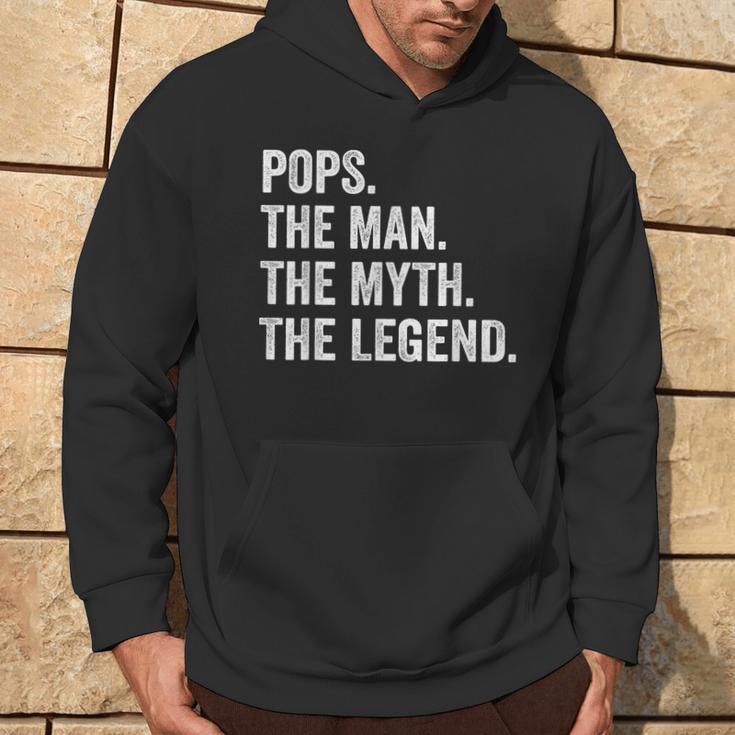 Pops Grandpa Dad Birthday Father's Day Men Hoodie Lifestyle