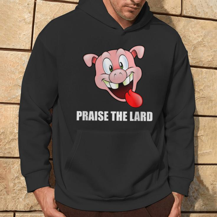 Praise The Lard Pig Hoodie Lifestyle