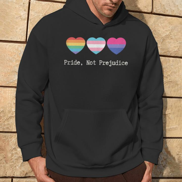 Pride Not Prejudice Gay Pride Lgbtia Hoodie Lifestyle