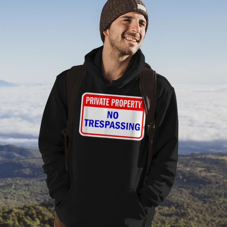Private Property No Trespassing Hoodie Lifestyle