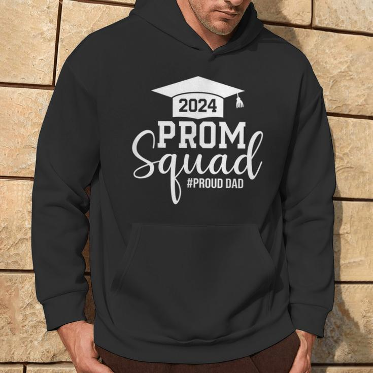 Prom Squad 2024 Graduation Prom Class Of 2024 Proud Dad Hoodie Lifestyle