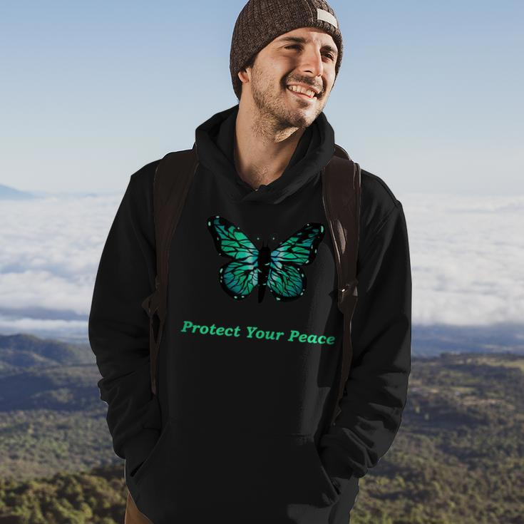 Protect Your Peace Honey Hoodie Lifestyle