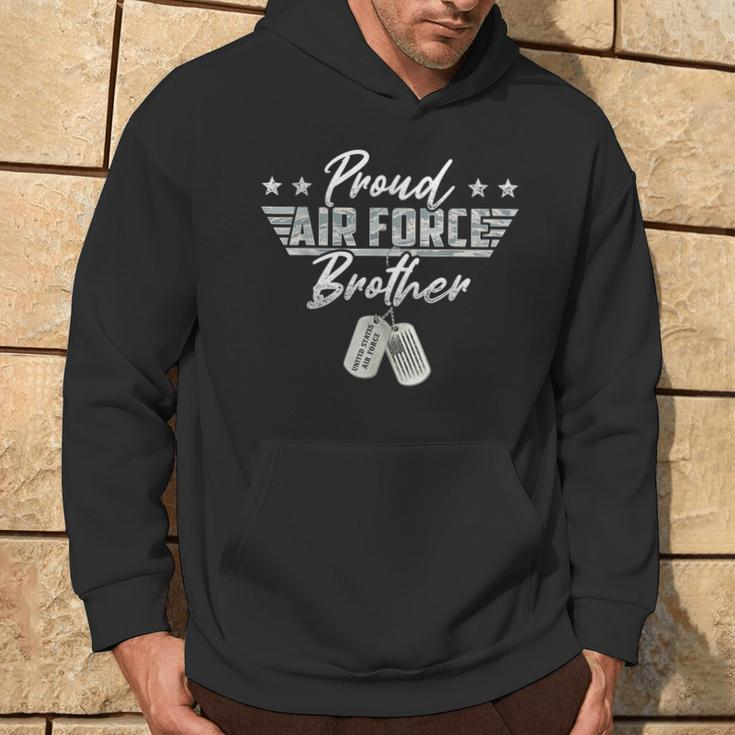 Proud Air Force Brother Military Air Force Family Matching Hoodie Lifestyle