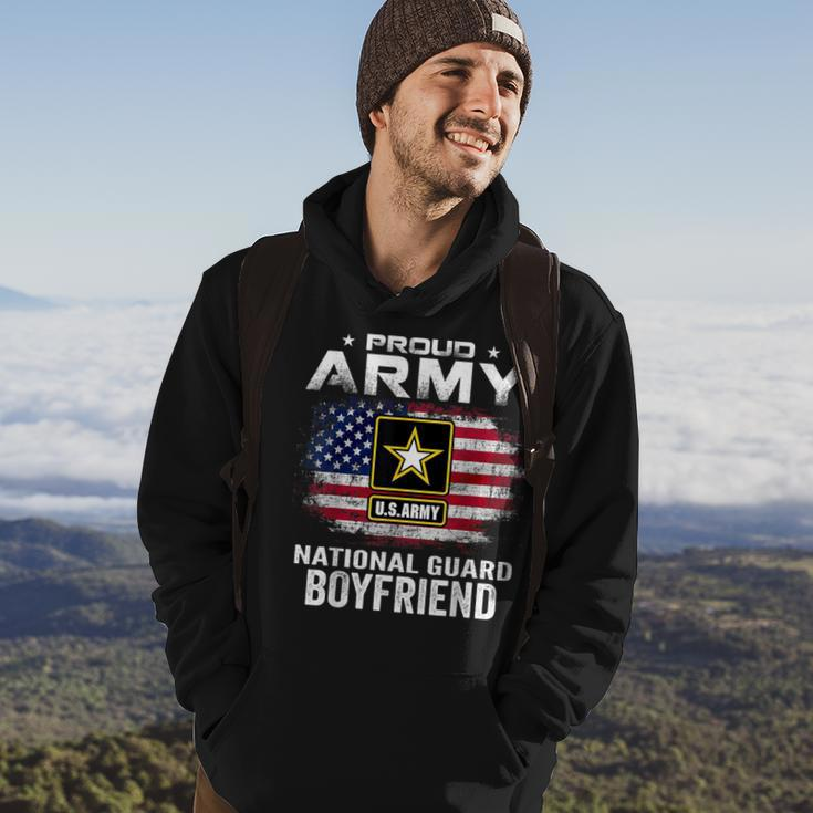 Proud Army National Guard Boyfriend With American Flag Hoodie Lifestyle