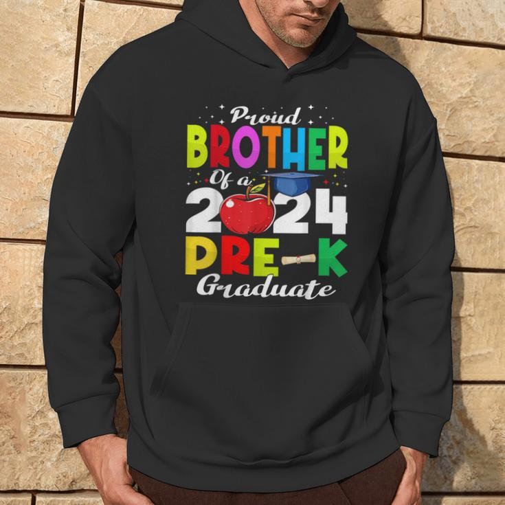 Proud Brother Of Pre-K Graduate 2024 Graduation Brother Hoodie Lifestyle