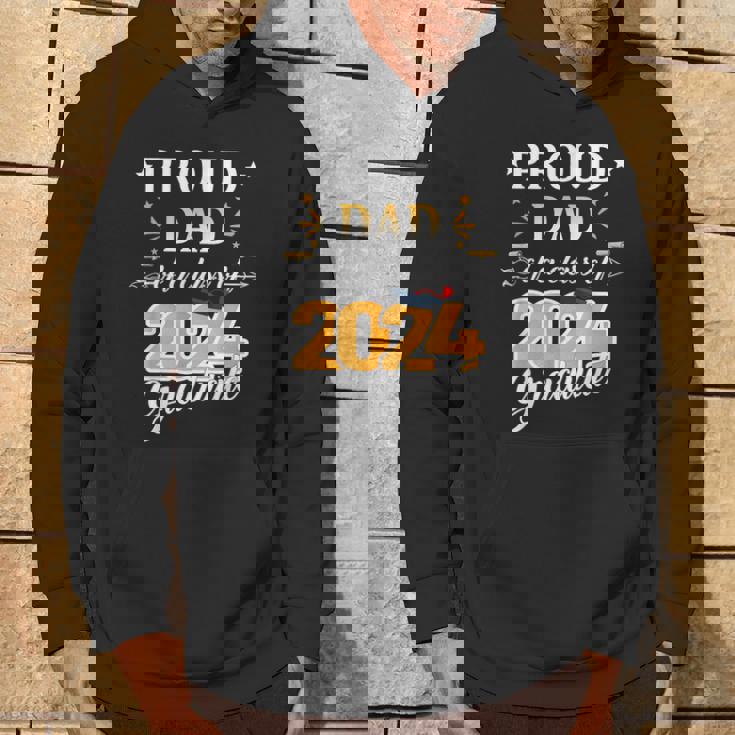 Proud Dad Of A 2024 Senior Graduate Grad 2024 Hoodie Lifestyle