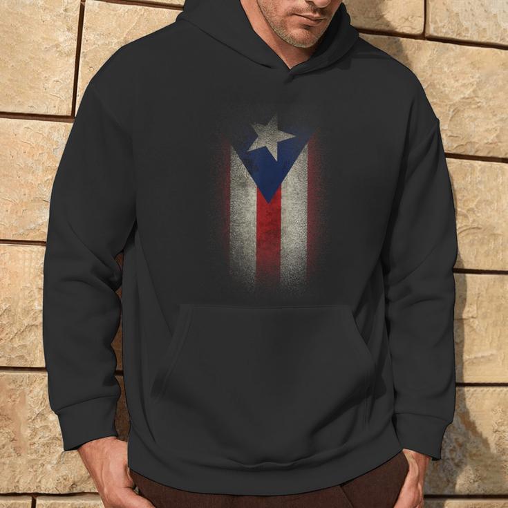 Puerto Rico Washed Flag Hoodie Lebensstil