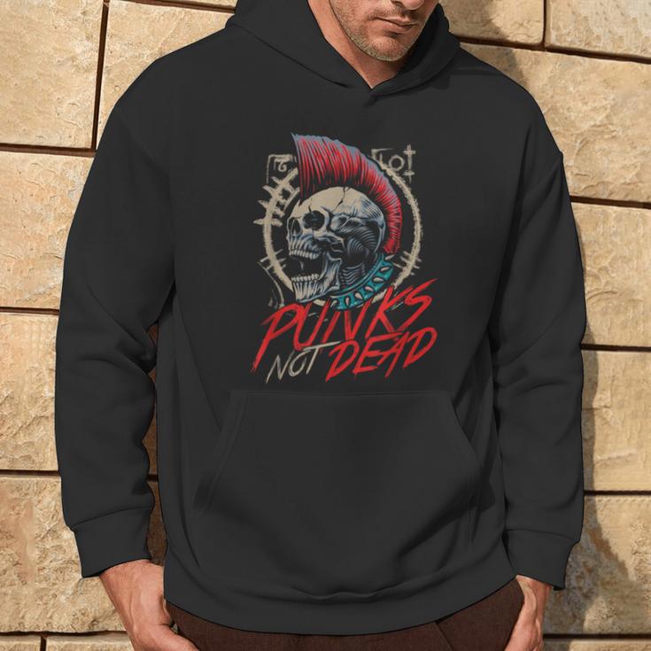 Punks Nicht Tot Rocker Punker Punk Rock Music S Kapuzenpullover Lebensstil