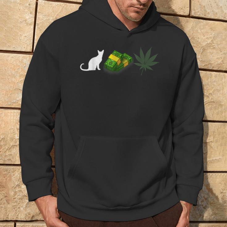 Pussy Money Weed Graphic For 420 Day Hoodie Lifestyle