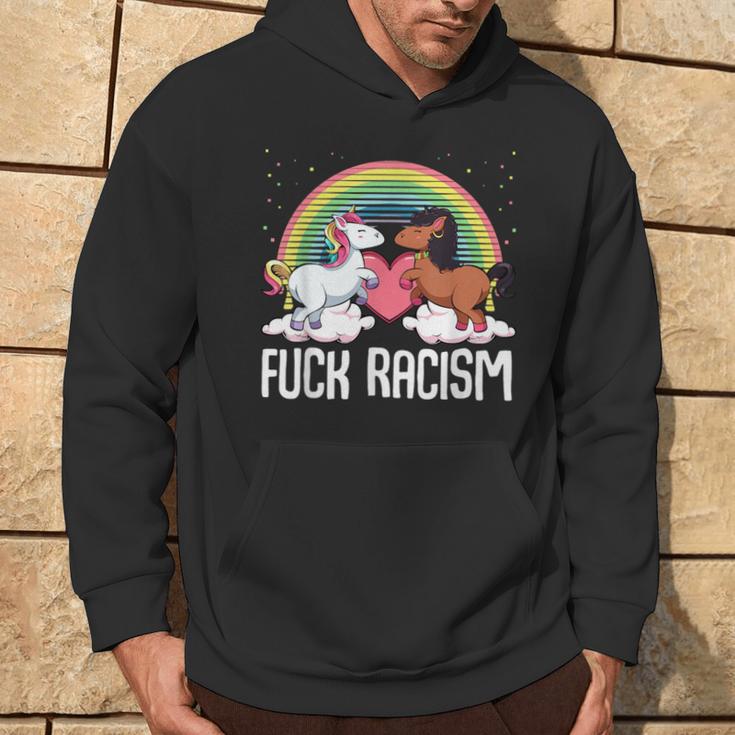 Racism Unicorn Anti Racism Hoodie Lebensstil