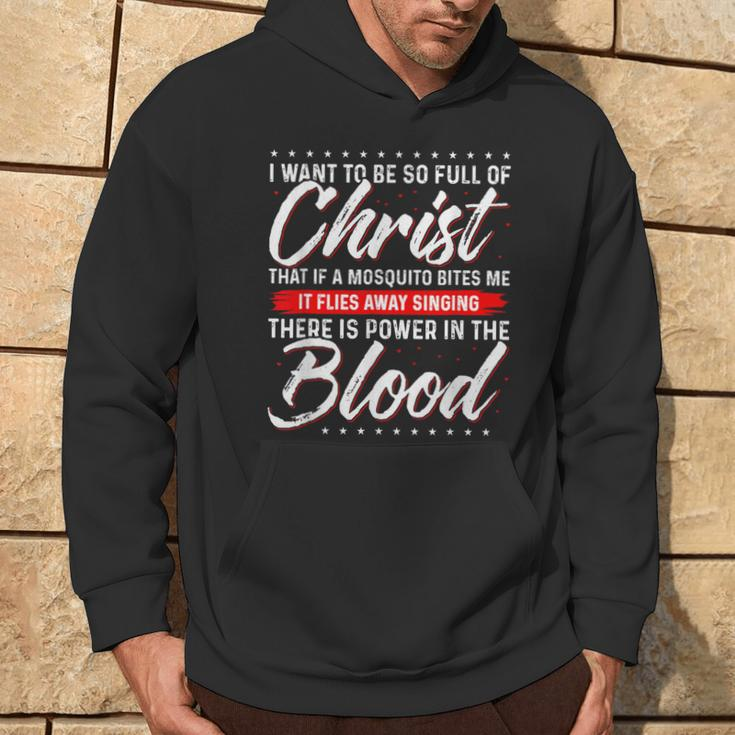 There Is Power In The Blood Jesus Lover Hoodie Lifestyle