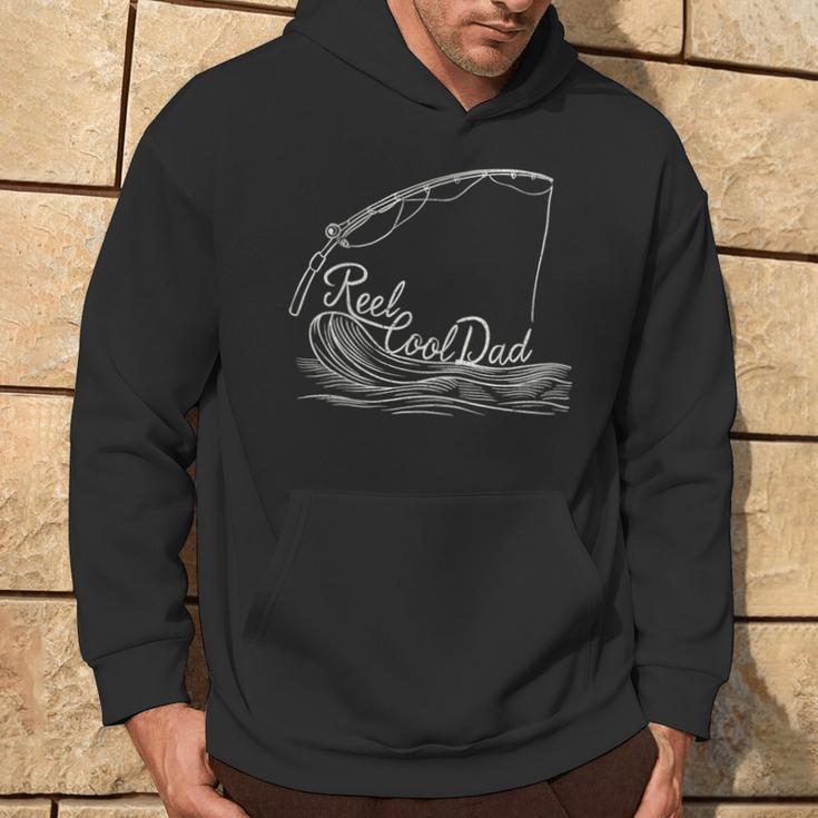 Reel Cool Dads Best Father Fishing Enthusiast Fathers Day Hoodie Lifestyle