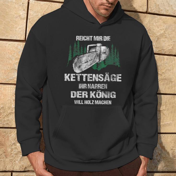 Reicht Mir Die Kettensaw Ihr Jester Woodcutter Hoodie Lebensstil