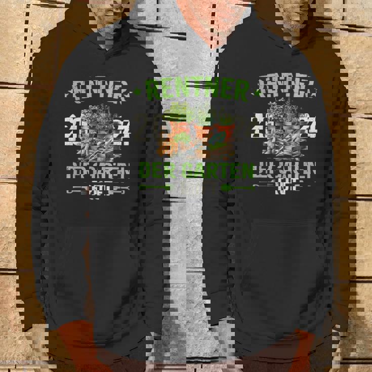 Rentner 2024 Der Garten Ruft Rente 2024 Hoodie Lebensstil