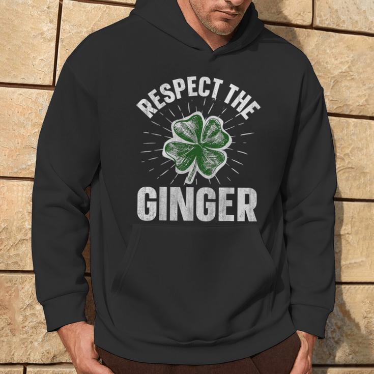 Respect The Ginger Quote For A Redhead Hoodie Lifestyle