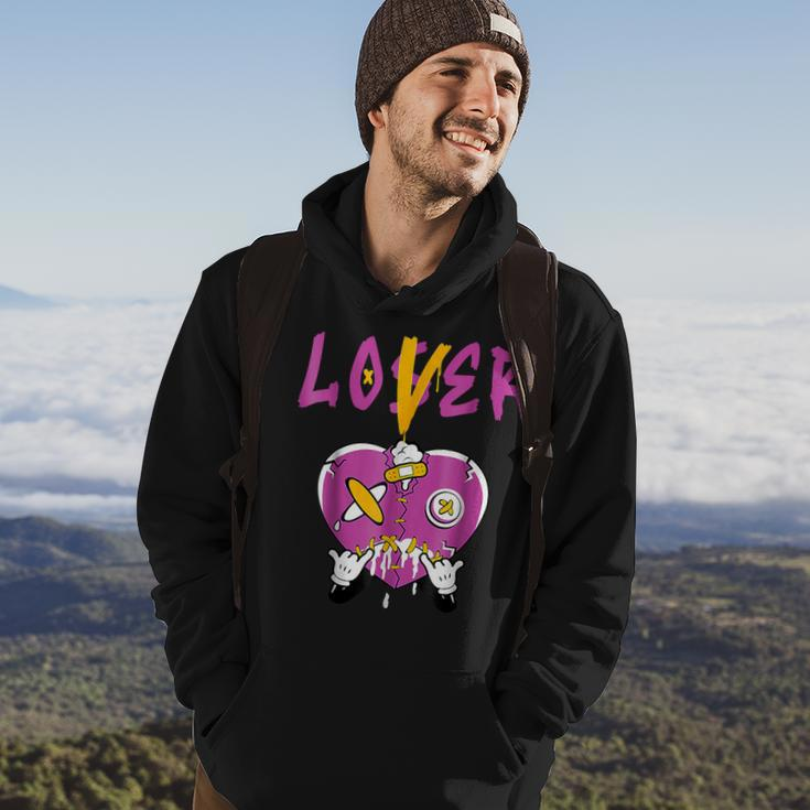 Retro 1 Brotherhood Loser Lover Heart Dripping Shoes Hoodie Lifestyle