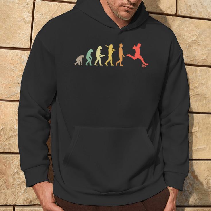 Retro Football Evolution For Footballer Hoodie Lebensstil