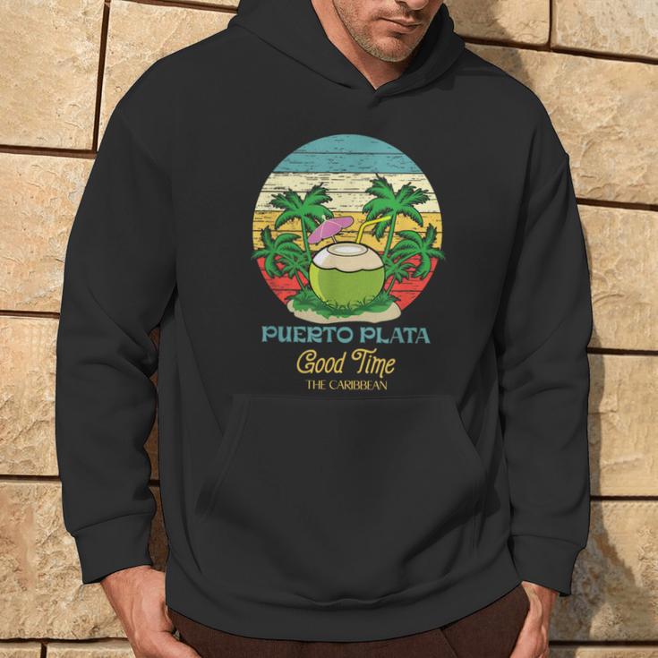 Retro Souvenir Puerto Plata Dominican Republic Hoodie Lifestyle