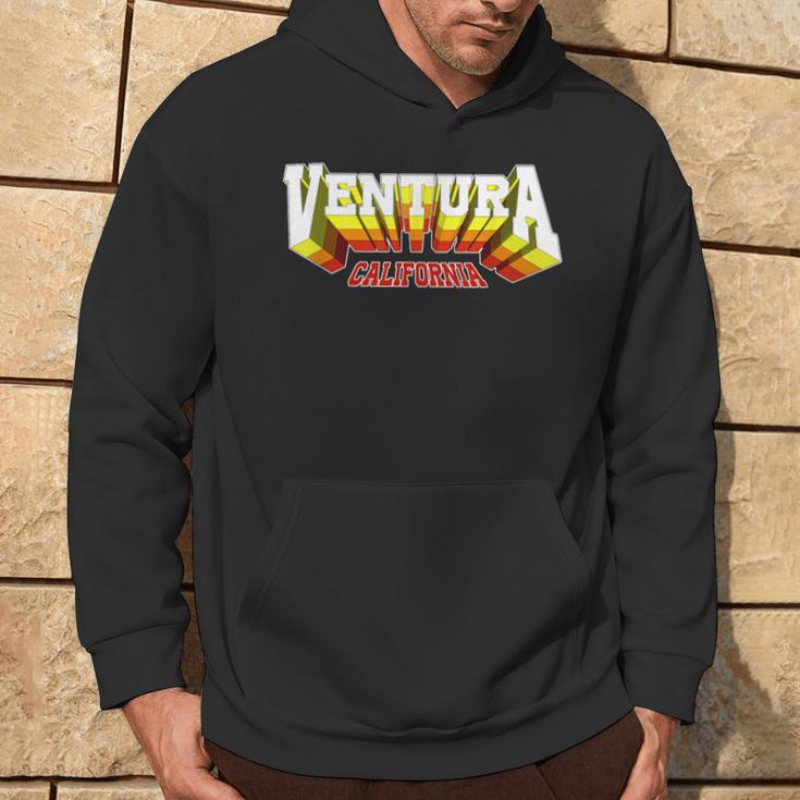 Retro Ventura City Ca California Hoodie Lifestyle