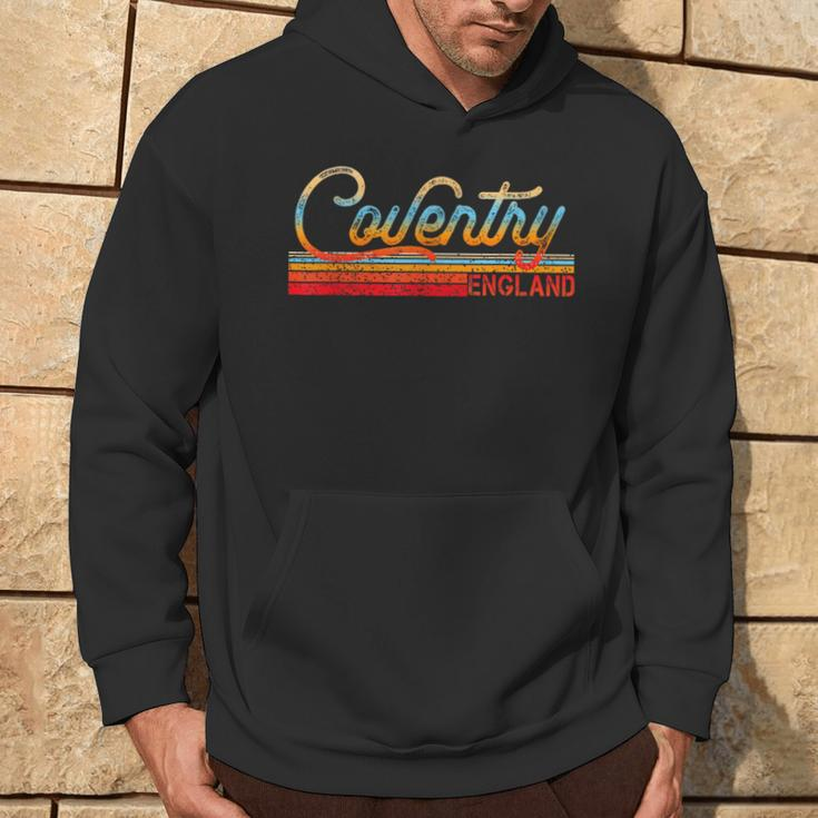 Retro Vintage Coventry Vintage 80S Style Coventry England Hoodie Lifestyle