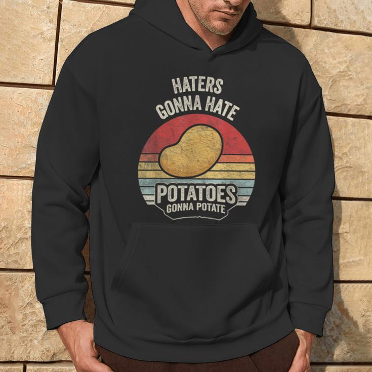 Retro Vintage Potatoes Gonna Potate Potato Lover Hoodie Lifestyle
