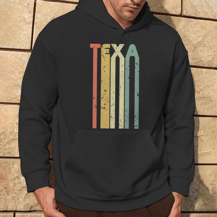 Retro Vintage Texas Colorful Cute Texan Roots Hoodie Lifestyle