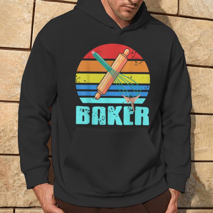 Retrointage Baker Awesome Baker s Geschenk Kapuzenpullover Lebensstil