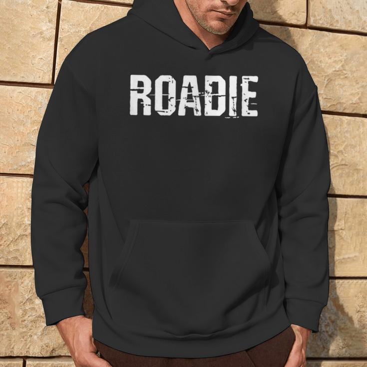 Roadie Musician Music Band Crew Retro Vintage Grunge Hoodie Lifestyle