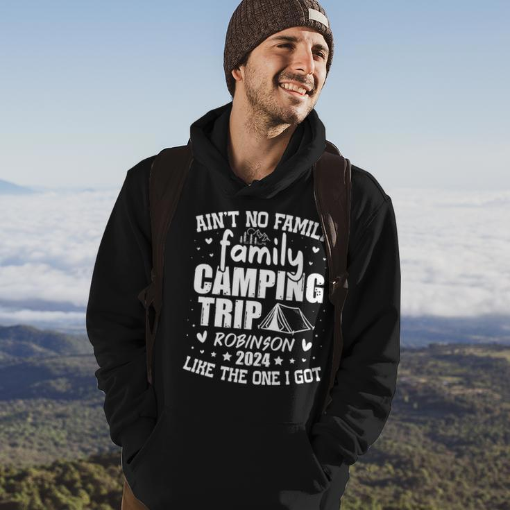 Robinson Family Name Reunion Camping Trip 2024 Matching Hoodie Lifestyle
