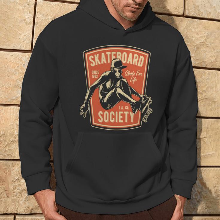 Rochen Sie Für Das Leben 1983 Für Mann Boys' Skateboard Long-Sleeved Hoodie Lebensstil