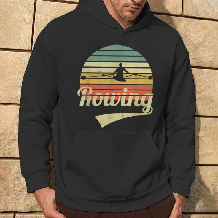Rowing Rowing Outfit In Vintage Retro Style Vintage Hoodie Lebensstil