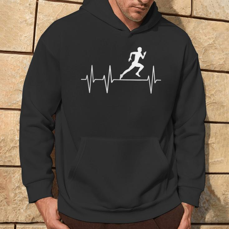 Running Jogger Heartbeat Heartbeat Outfit Sport Hoodie Lebensstil