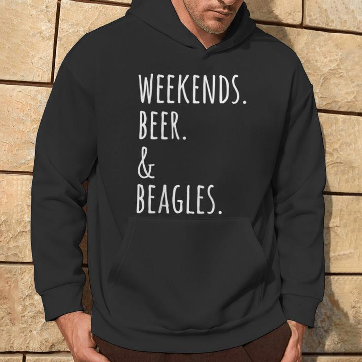 Weekends Beer Beagle Dog Hoodie Lifestyle