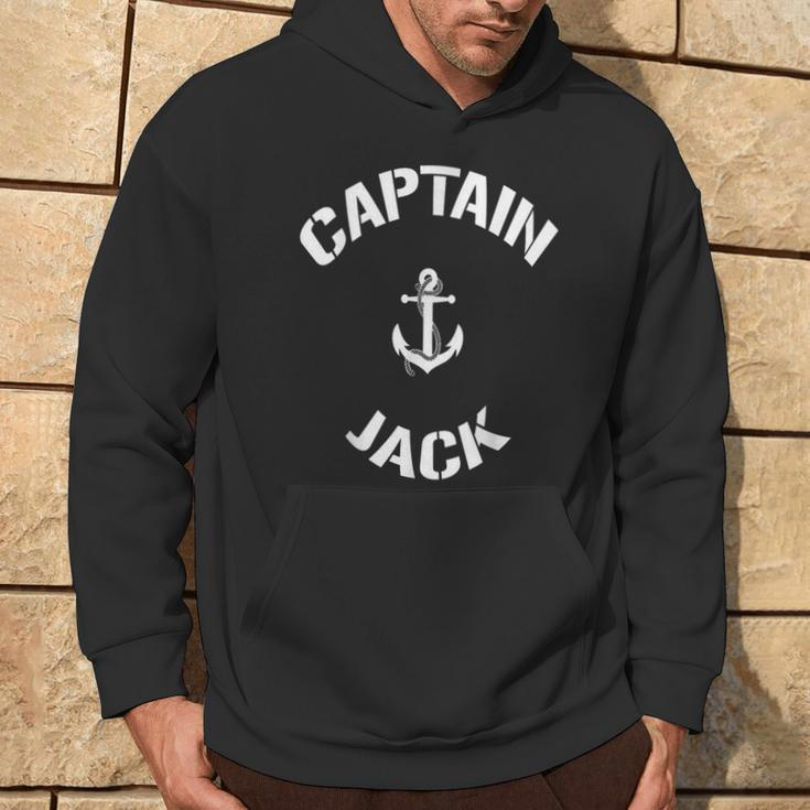 Sailing Boat Captain Jack Personalized Boating Name Hoodie Lifestyle