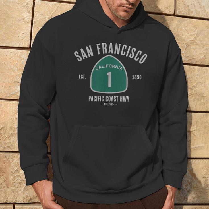 San Francisco Pch Vintage Pacific Coast Highway Hoodie Lifestyle