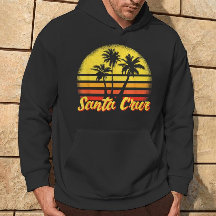 Santa Cruz Ca California 70S 80S Retro Vintage Hoodie Lebensstil