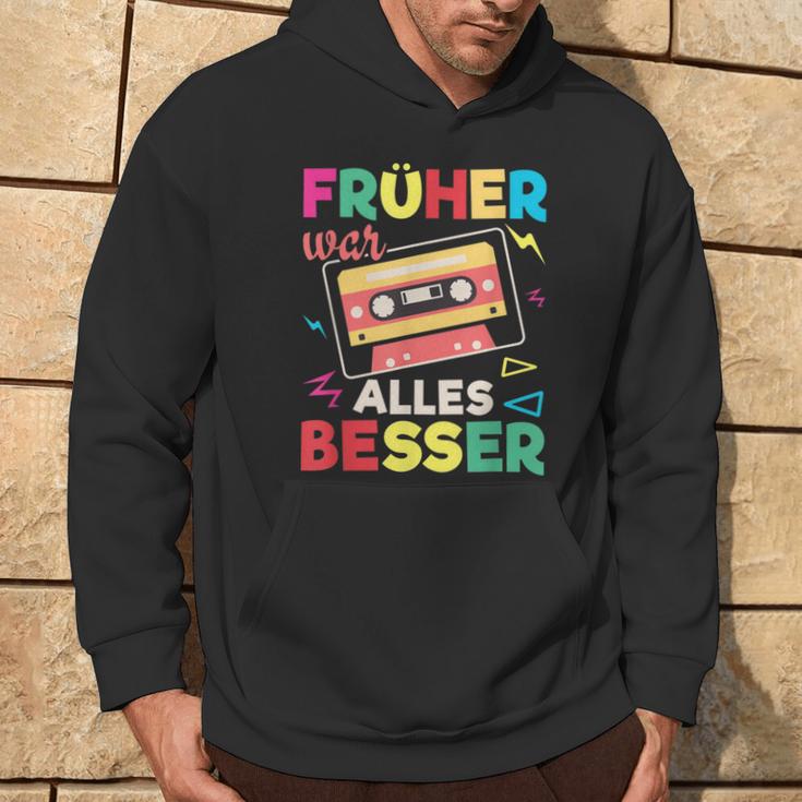 Sarcasm Nostalgia Oldschool Früher War Alles Besser Hoodie Lebensstil