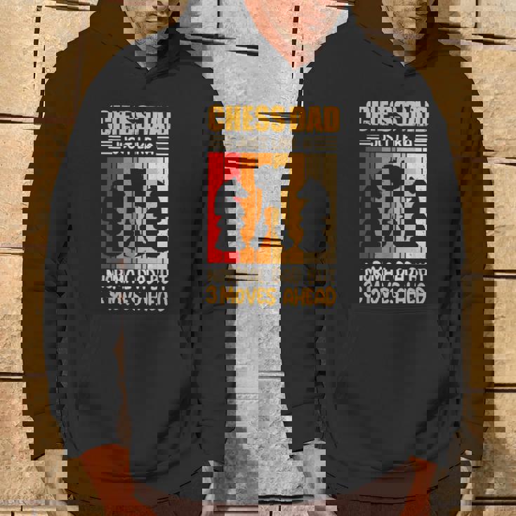 Schach Spielender Vater Schachmeister Hoodie Lebensstil
