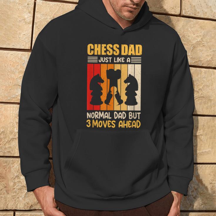 Schach Spielender Vater Schachmeister Hoodie Lebensstil