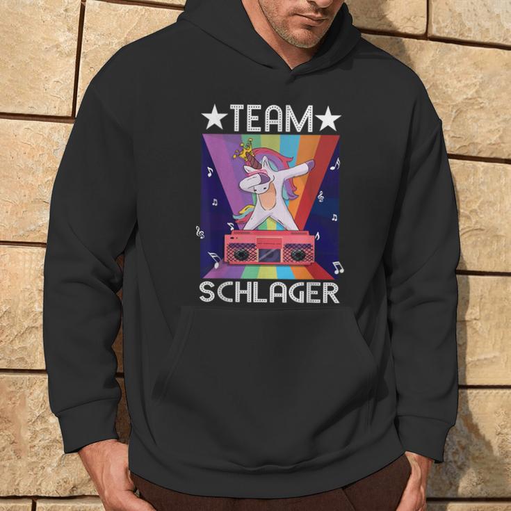 Schlagerparty Folk Music Costume Unicorn Music Team Schlager S Hoodie Lebensstil