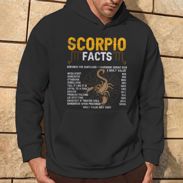 Scorpio Facts Zodiac Sign Personality Horoscope Facts Hoodie Lifestyle