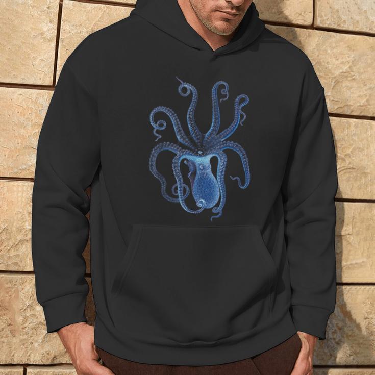 Sea Monster Octopus Tentacles Kraken Retro Vintage Hoodie Lifestyle