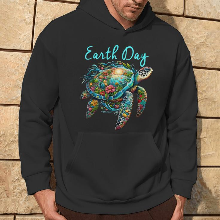 Sea Turtle Earth Day Save The Earth Hoodie Lifestyle