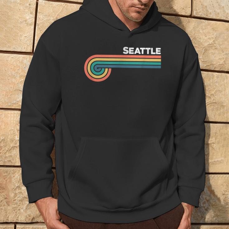 Seattle Retro Style Hometown Pride Hoodie Lifestyle