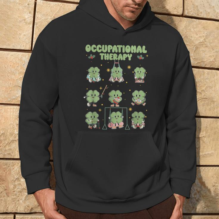 Shamrock Occupational Therapy St Patrick's Day Ot Therapist Hoodie Lifestyle
