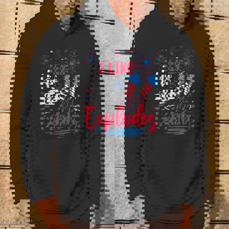 I Like How She Explodes Fireworks Couple 4Th Of July Hoodie Lifestyle